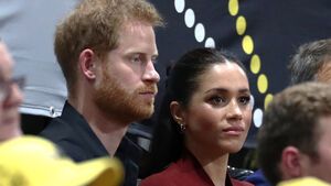 Prinz Harry und Herzogin Meghan sehen niedergeschlagen aus