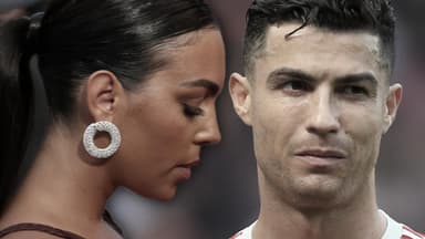 Georgina Rodriguez und Cristiano Ronaldo traurig