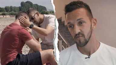 Michael Kaufmann und sein Ex Jan Hendrik am Strand