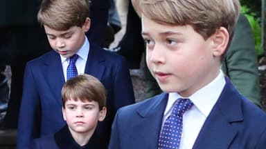 Prinz Louis und Prinz George in Sandringham