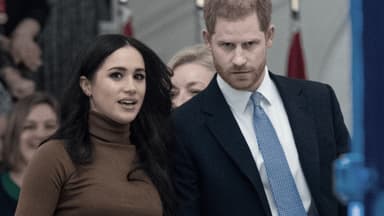 Prinz Harry und Herzogin Meghan ernst