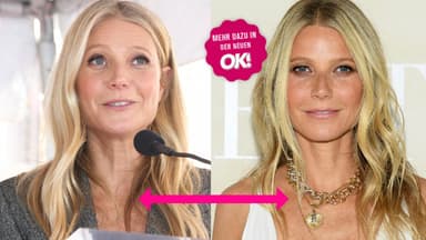 Gwyneth Paltrow mit Falten am Hals und ohne