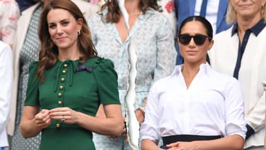 Kate und Meghan gucken angespannt