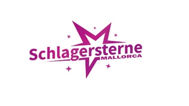 Logo Schlagersterne Mallorca weiß magenta