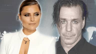 Sophia Thomalla und Till Lindemann gucken ernst