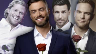 Die Bachelor Paul Janke, Niko Griesert, Leonard Freier und Sebastian Preuss