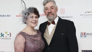 Iris Abel und Uwe Abel auf dem Red Carpet