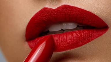 Roter Lippenstift