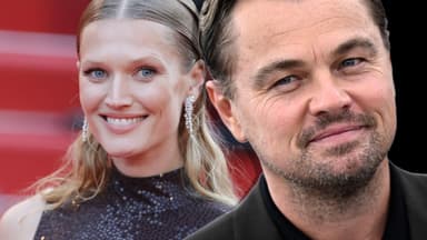 Toni Garrn und Leonardo DiCaprio in Cannes