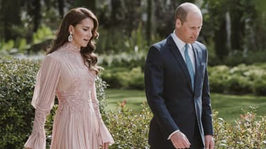 Prinzessin Kate und Prinz William bei Hochzeit in Jordanien