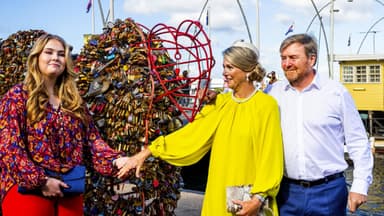 Prinzessin Amalia, Königin Máxima und König Willem-Alexander.