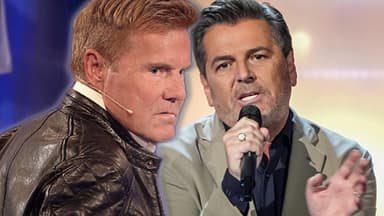 Dieter Bohlen und Thomas Anders sehen ernst aus