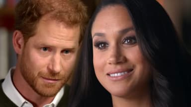 Prinz Harry und Herzogin Meghan ernst