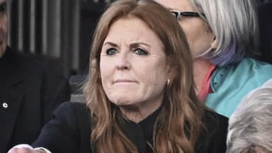 Sarah Ferguson sieht angestrengt aus