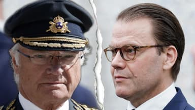 König Carl Gustaf III. und Prinz Daniel. 