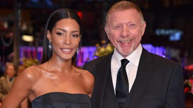 Lilian de Carvalho Monteiro und Boris Becker posieren zusammen