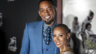 Will Smith und Jada Pinkett Smith lächeln