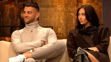 Serkan und Samira beim Wiedersehen von "Das Sommerhaus der Stars"