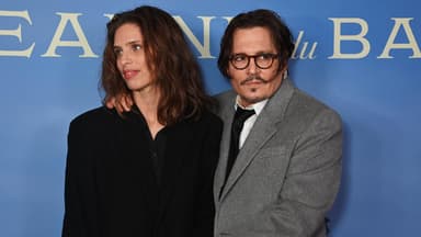 Johnny Depp und Maïwenn bei der Jeanne du Barry Filmveranstaltung, 2023