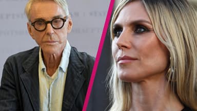 Wolfang Joop und Heidi Klum schauen ernst