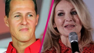 Michael Schumacher und Frauke Ludowig Collage