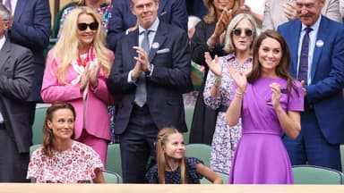 Prinzessib Kate mit Tochter Charlotte und Schwester Pippa Middleton in Wimbledon