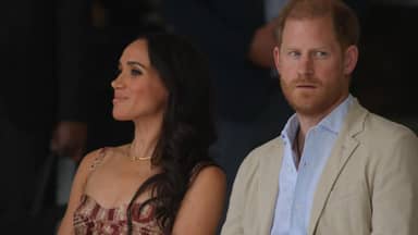 Prinz Harry und Herzogin Meghan bei ihrer Kolumbien-Reise im August 2024