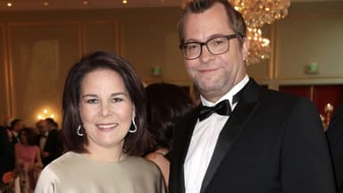 Annalena Baerbock und Ehemann Daniel Holefleisch beim Bundespresseball