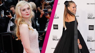 Elle Fanning und Sarah Jessica Parker Haarschleifen