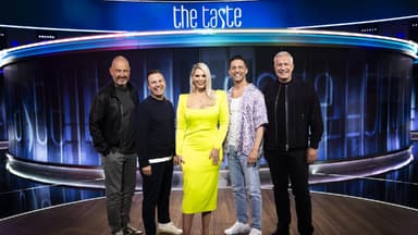 Das Team von "The Taste": Frank Rosin, Tim Raue, Angelina Kirsch, Alexander Kumptner, Alexander Herrmann