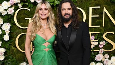 Heidi Klum und Tom Kaulitz bei den Golden Globes 2025