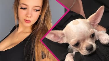 Anne Wünsche mit ihrem neuen Chihuahua