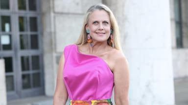 Barbara Schöneberger in Pink
