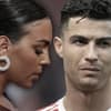 Georgina Rodriguez und Cristiano Ronaldo traurig