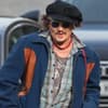 Johnny Depp unterwegs und happy