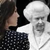 Prinzessin Kate von der Seite, Queen Elizabeth II. guckt skeptisch