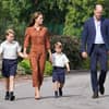 Prinz Louis' erster Schultag: Kate, William, George und Charlotte begleiten ihn 