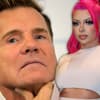 Dieter Bohlen und Katja Krasavice gucken ernst Collage.