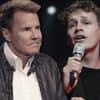 Dieter Bohlen und Tim Bendzko gucken ernst