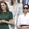 Prinzessin Kate und Herzogin Meghan in London. 