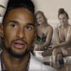 "Der Bachelor" 2023 - Folge 4 - David Jackson nachdenklich - im Hintergrund Henriette, Lisa & Chiara