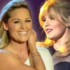 Collage Maite Kelly gerührt und Helene Fischer glücklich