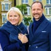 Prinzessin Mette-Marit und Prinz Haakon in London.