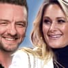 Collage Ben Zucker und Helene Fischer lächeln