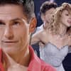 Christian Polanc guckt ernst, Anna Emakova und Valentin Lusin tanzen bei "Let's Dance"