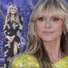 Heidi Klum ernst - im Hintergrund beim GNTM-Finale