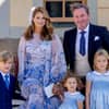 Madeleine von Schweden & Chris O'Neill mit den Kindern Leonore, Niclas und Adrienne