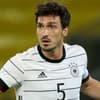 Mats Hummels im DFB-Trikot auf dem Fußballfeld