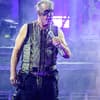 Till Lindemann während eines Rammstein-Konzerts