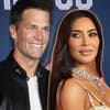 Tom Brady und Kim Kardashian nebeneinander